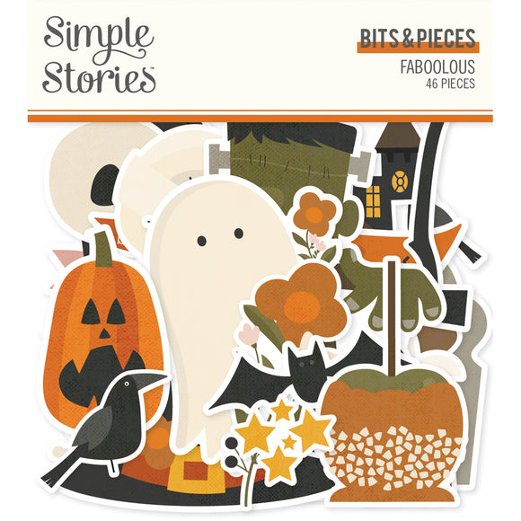 Simple Stories Die Cuts - Bits & Pieces - Faboolous - Icons