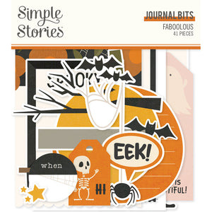 Simple Stories Die Cuts - Bits & Pieces - Faboolous - Journaling