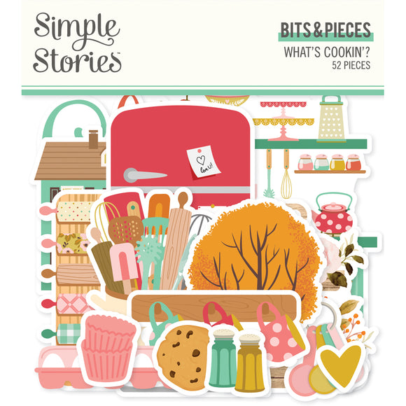 Simple Stories Bits & Pieces - What's Cookin' - Icons