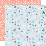 Simple Stories Papers - Winter Wonder - Chilly + Happy - 2 Sheets