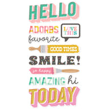 Simple Stories Foam Stickers - True Colors