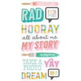 Simple Stories Foam Stickers - True Colors