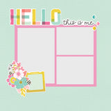 Simple Stories Die Cuts - Page Pieces - True Colors