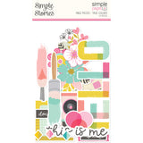 Simple Stories Die Cuts - Page Pieces - True Colors