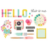 Simple Stories Die Cuts - Page Pieces - True Colors