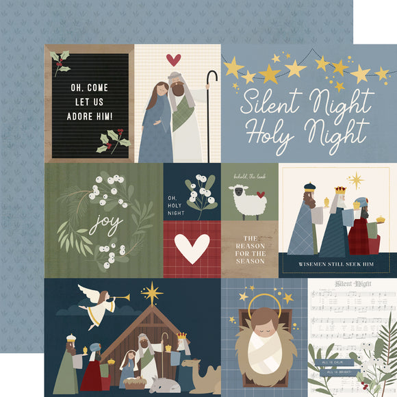 Simple Stories Cut-Outs - Silent Night - Elements A