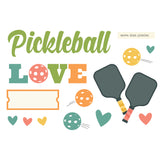 Simple Stories Die Cuts - Page Pieces - Sports - Pickleball