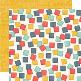 Simple Stories Papers - Sports - Cornhole - Oh, So Corny - 2 Sheets