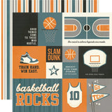 Simple Stories Cut-Outs - Sports - Basketball Elements