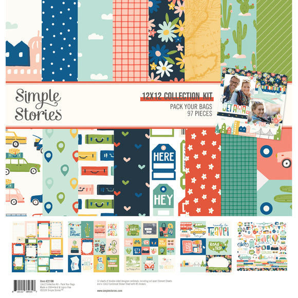 Simple Stories Collection Kit - Pack Your Bags