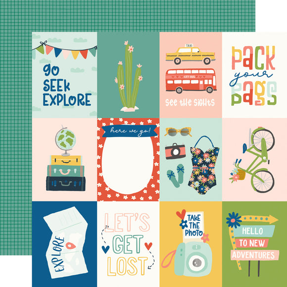 Simple Stories Cut-Outs - Pack Your Bags - 3x4 Elements