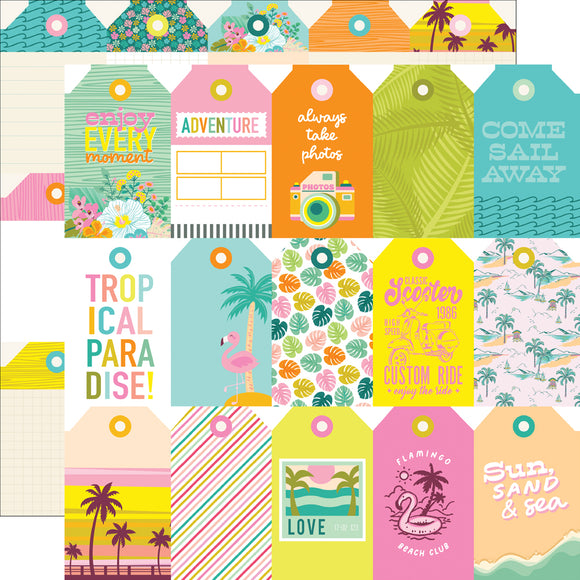 Simple Stories Cut-Outs - Just Beachy - Tag Elements