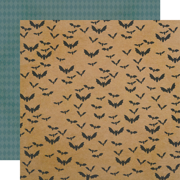 Simple Stories Papers - Simple Vintage - Scary Stories - What a Scream - 2 Sheets