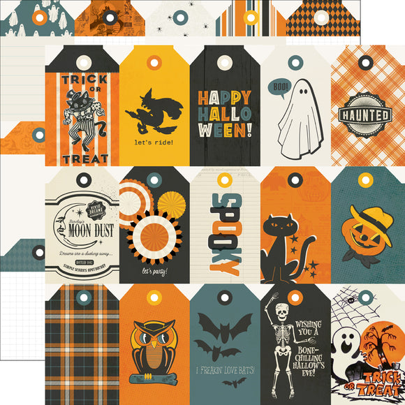 Simple Stories Cut-Outs - Simple Vintage - Scary Stories - Tag Elements