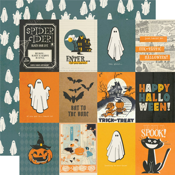 Simple Stories Cut-Outs - Simple Vintage - Scary Stories - 3x4 Elements
