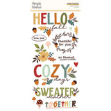 Simple Stories Foam Stickers - Cider & Donuts