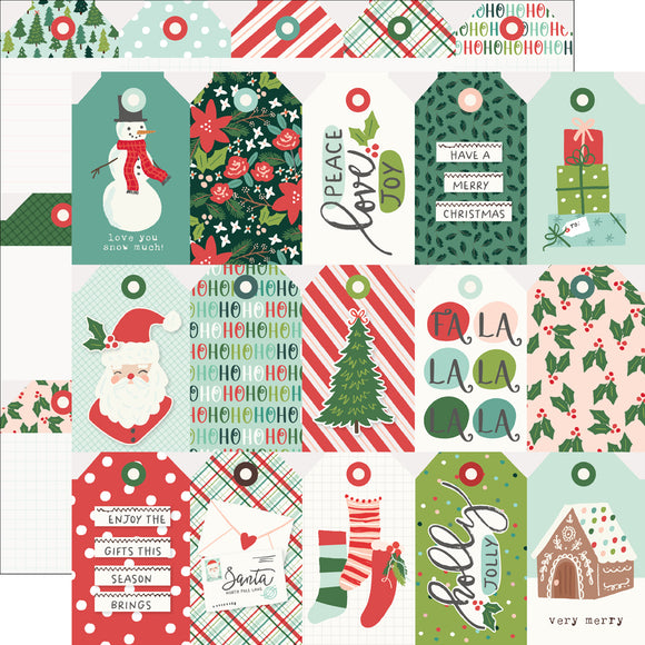 Simple Stories Cut-Outs - Santa's Village - Tag Elements