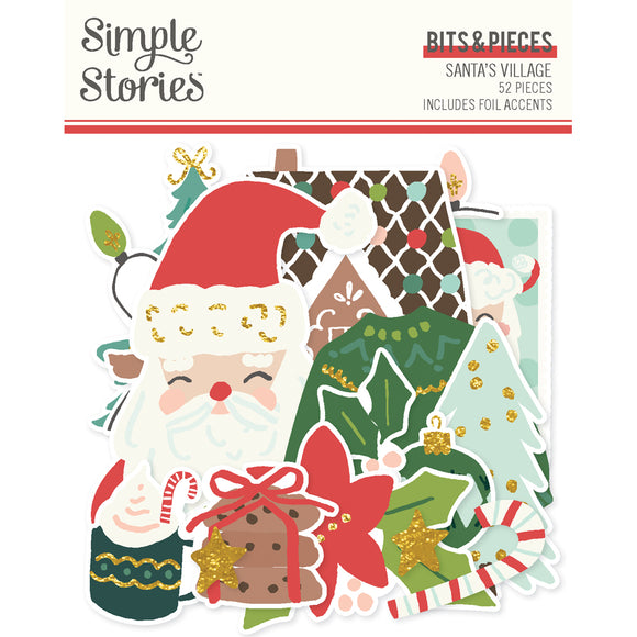 Simple Stories Bits & Pieces - Santa's Village - Icons