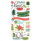 Simple Stories Foam Stickers - Santa's Village