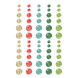 Simple Stories Enamel Dots - Santa's Village