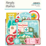 Simple Stories Bits & Pieces - Snow Pine Lodge - Signs