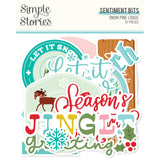 Simple Stories Bits & Pieces - Snow Pine Lodge - Sentiments