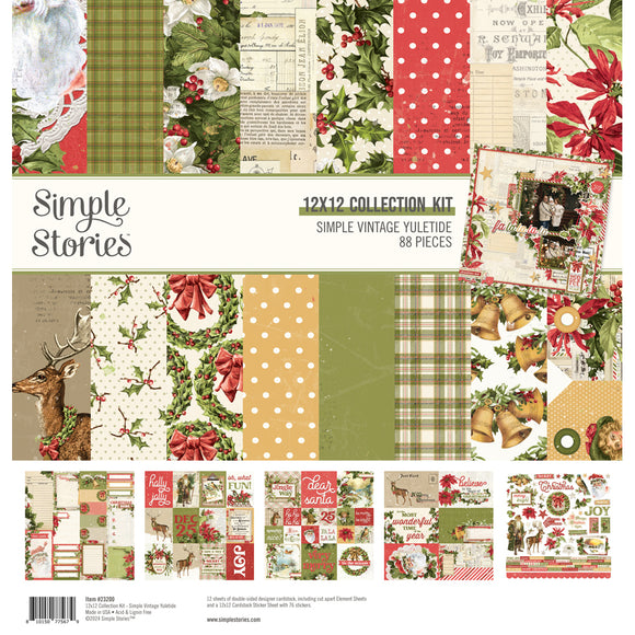 Simple Stories Collection Kit - Simple Vintage - Yuletide