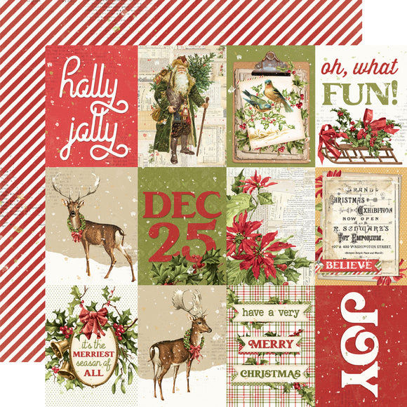 Simple Stories Cut-Outs - Simple Vintage - Yuletide - 3x4 Elements