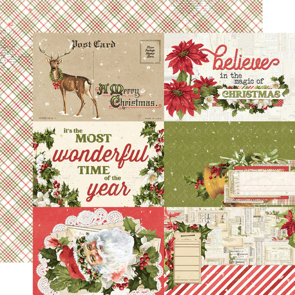 Simple Stories Cut-Outs - Simple Vintage - Yuletide - 4x6 Elements