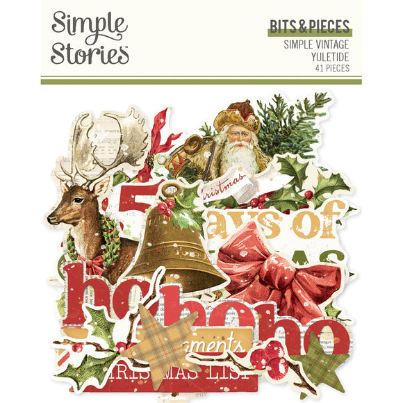 Simple Stories Bits & Pieces - Simple Vintage - Yuletide - Icons