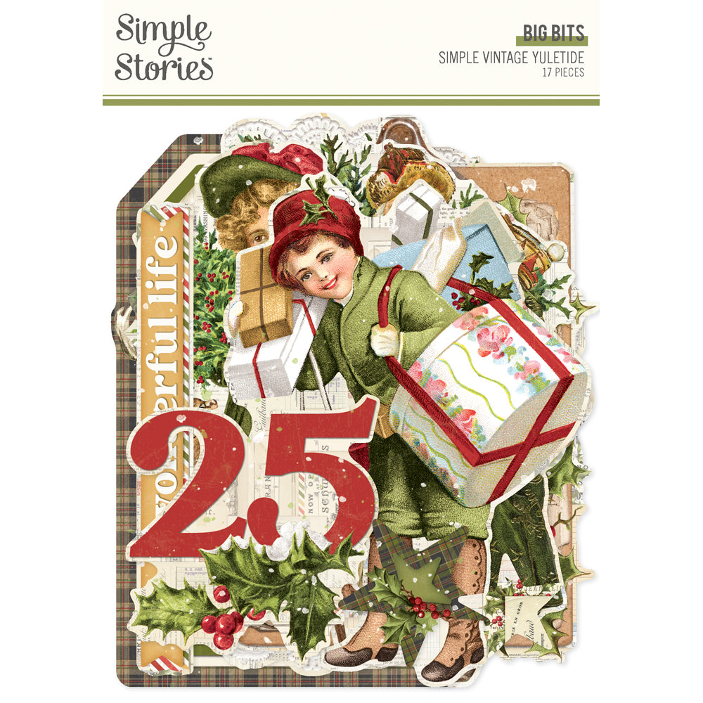 Less Simple Simple Stories Big Bits - Simple Vintage - Yuletide – Scrapbooking for Less