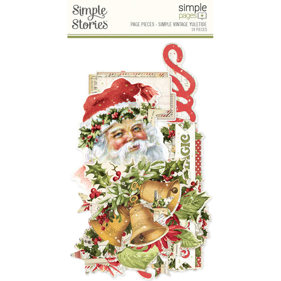 Simple Stories Die Cuts - Page Pieces - Simple Vintage - Yuletide