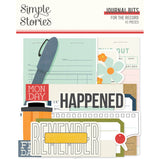 Simple Stories Bits & Pieces - For the Record - Journaling