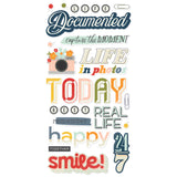 Simple Stories Foam Stickers - For the Record