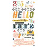 Simple Stories Foam Stickers - For the Record