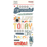 Simple Stories Foam Stickers - For the Record