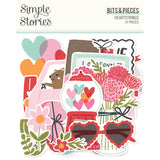 Simple Stories Die Cuts - Bits & Pieces - Heartstrings - Icons