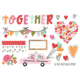 Simple Stories Die Cuts - Page Pieces - Heartstrings