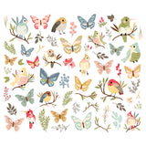 Simple Stories Bits & Pieces - Front Porch - Butterfly & Birds