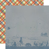 Simple Stories Papers - Say Cheese - Classic Pooh - One Big Adventure - 2 Sheets