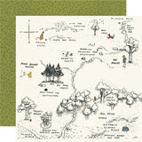 Simple Stories Papers - Say Cheese - Classic Pooh - 100 Acre Wood - 2 Sheets