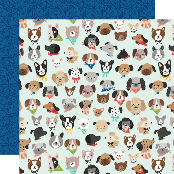 Simple Stories Papers - Fur Baby - Dog - Dog Days - 2 Sheets