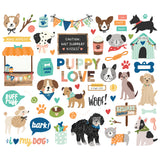 Simple Stories Bits & Pieces - Fur Baby - Dog - Icons