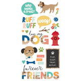Simple Stories Foam Stickers - Fur Baby - Dog