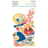 Simple Stories Die Cuts - Page Pieces - Fur Baby - Dog