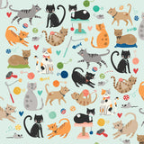 Simple Stories Papers - Fur Baby - Cat - Here Kitty Kitty - 2 Sheets