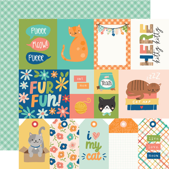 Simple Stories Cut-Outs - Fur Baby - Cat - Elements A