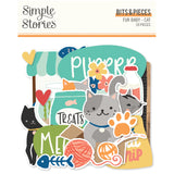 Simple Stories Bits & Pieces - Fur Baby - Cat - Icons