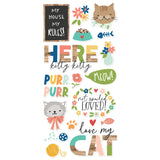 Simple Stories Foam Stickers - Fur Baby - Cat