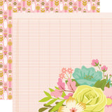 Simple Stories Papers - Tea Garden - Lovely Day - 2 Sheets